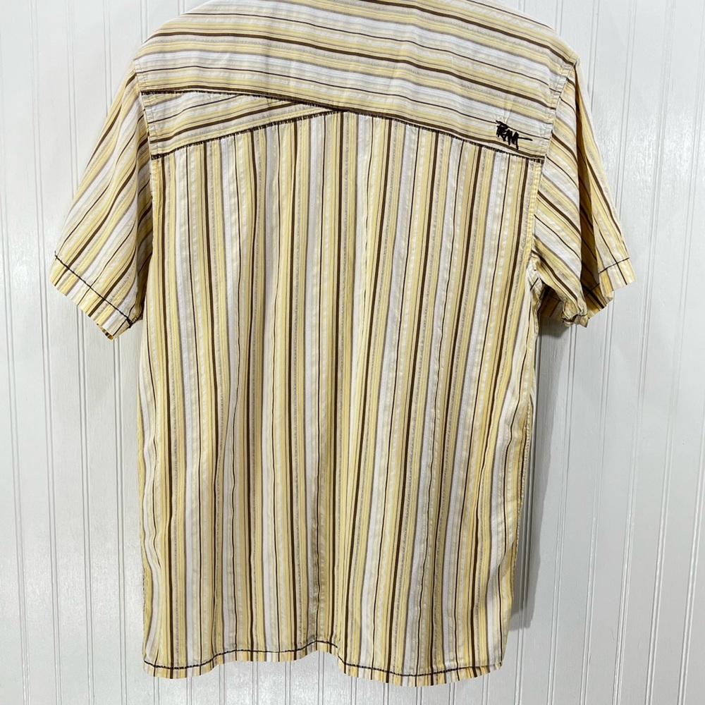 PrAna Men’s Short Sleeve Button-Up Shirt Bundle | Size Large | Boho Casual - Picture 5 of 16